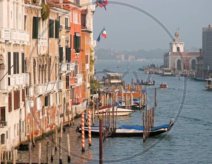 View Down The Grand Canal In Venice
