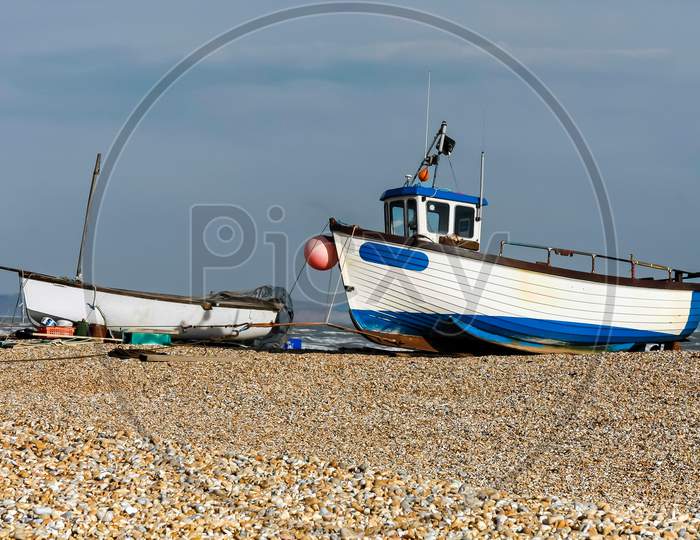 Fishing Boats On Dungeness Beach