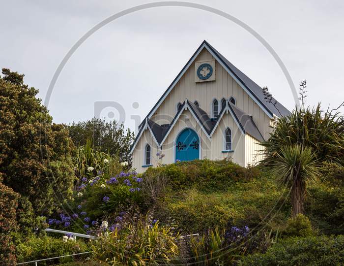 Kaikoura, New Zealand - February 12 : Gospel Chapel In Kaikoura In New Zealand On February 12, 2012
