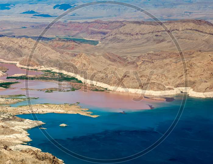 Colorado River Joins Lake Mead