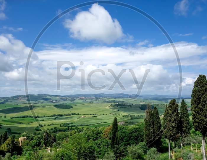 Countryside Of Val D'Orcia Tuscany