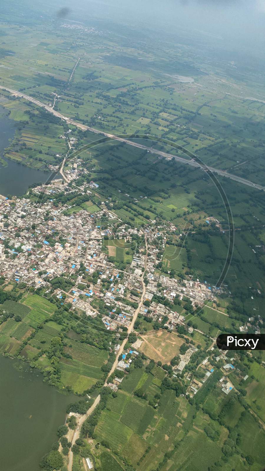 Udaipur aerial view