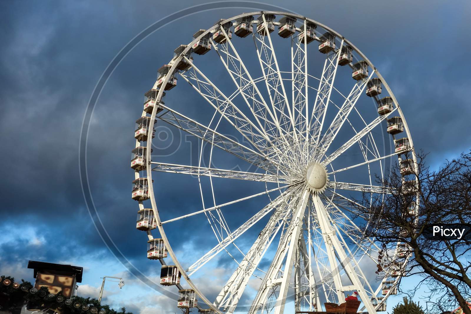 Ferris Wheel At Winter Wonderland Hyde Park