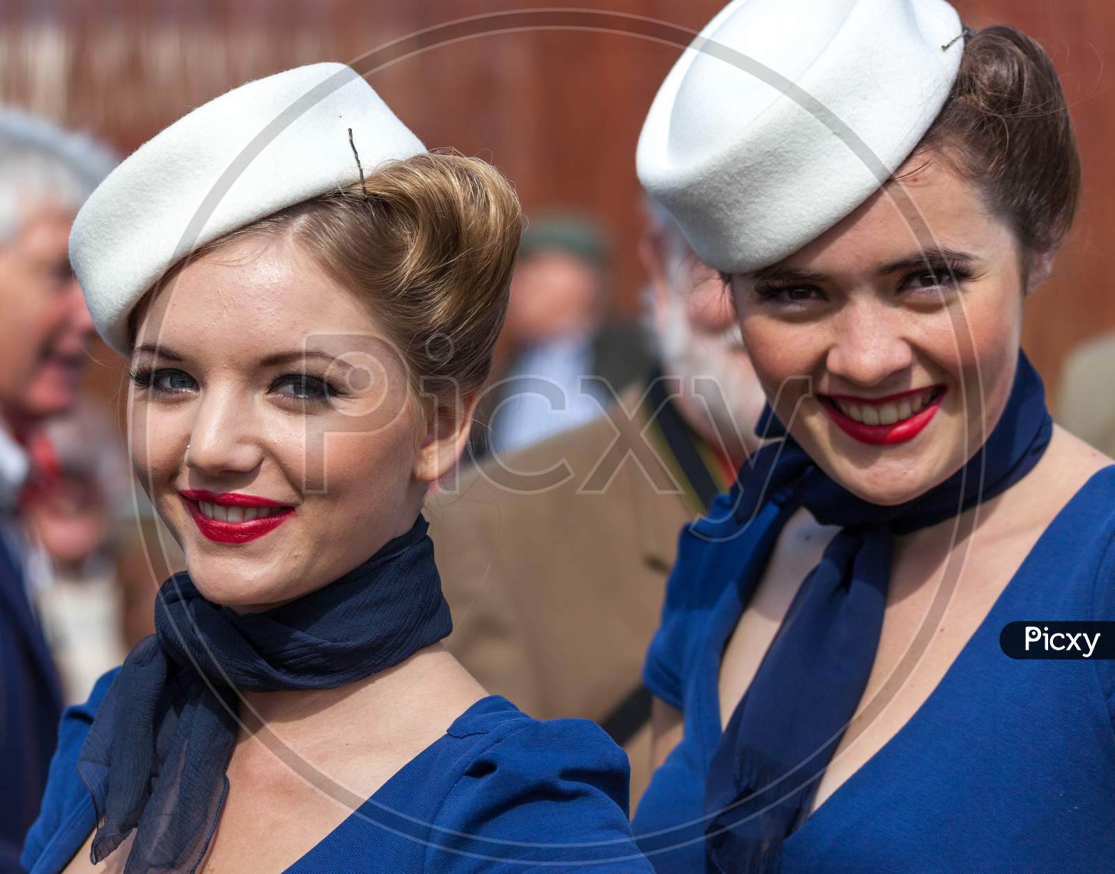 Smiling Women At The Goodwood Revival