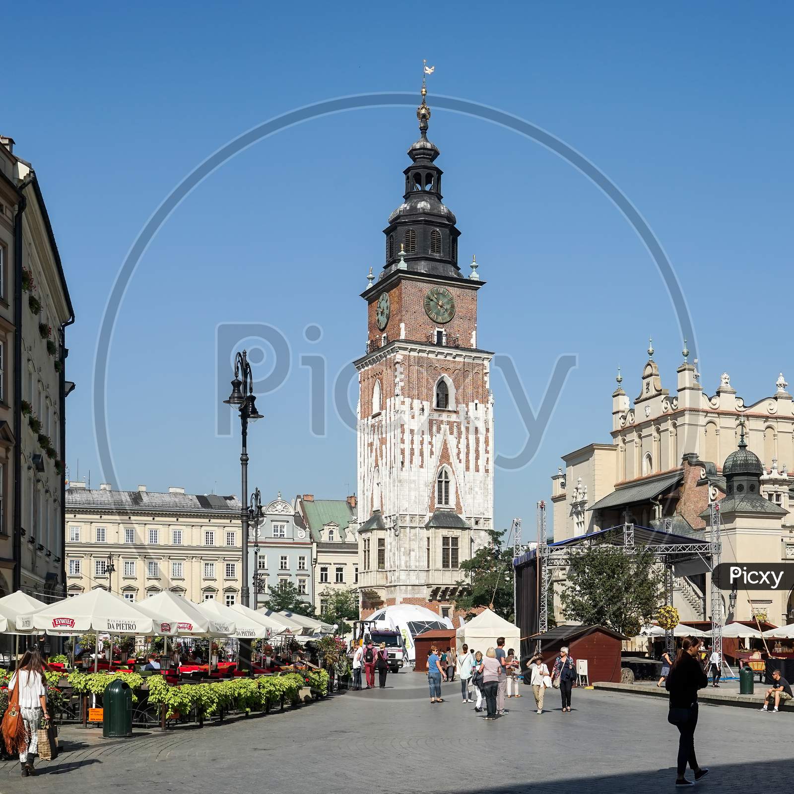 Town Hall Tower Market Square In Krakow