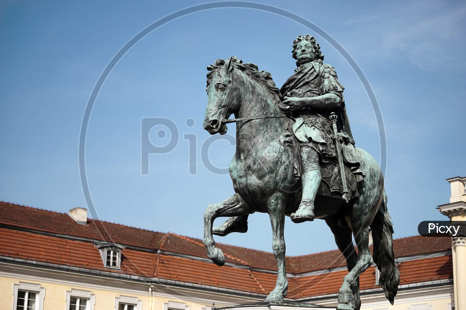 Statue Of Frederic The Great At The Charlottenburg Palace In Berlin
