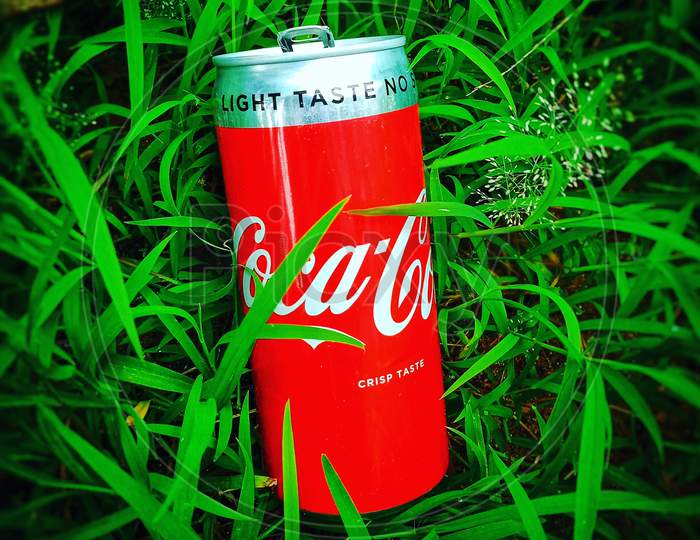 Coca cola can photography