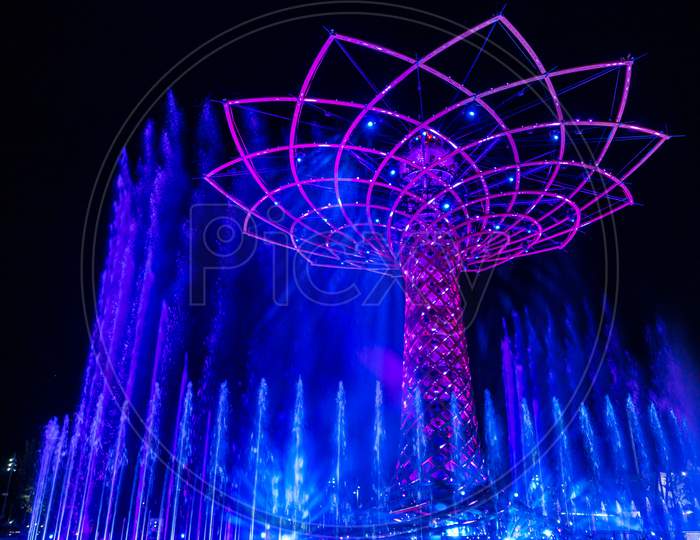 Tree Of Life At Expo In Milan Italy