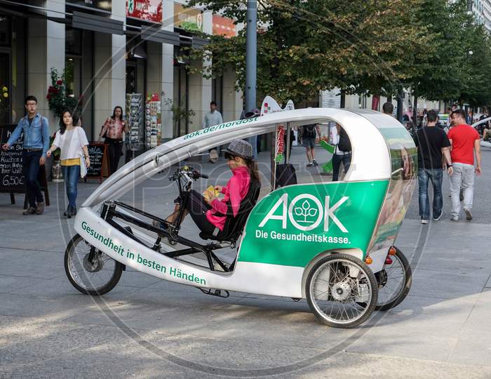 Bicycle Rickshaw In Berlin