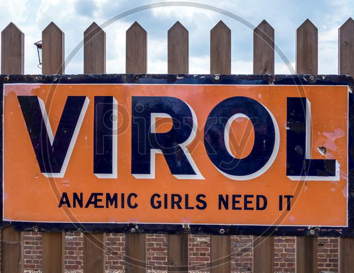 Virol Sign At Sheffield Park Station