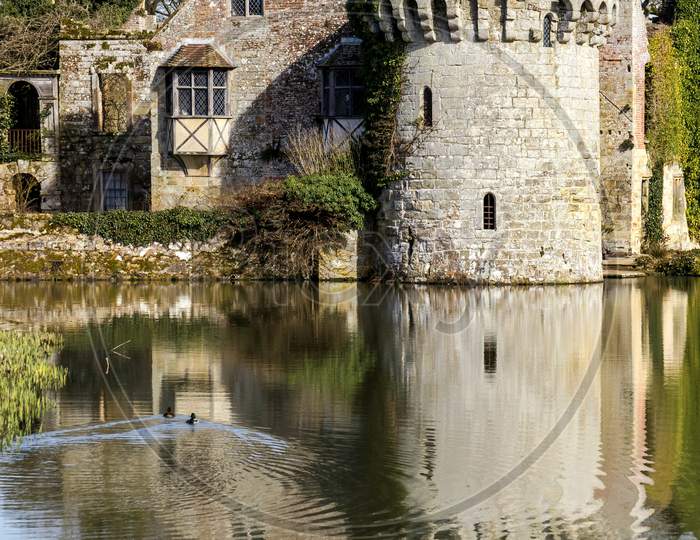 View Of  A Building On The Scotney Castle Estate