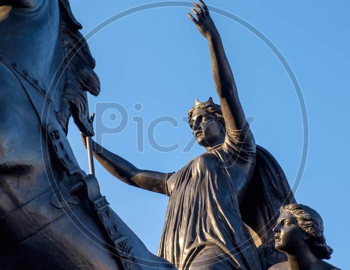 Bronze Sculpture By Thomas Thornycroft Commemorating Boudicca
