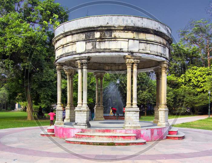 A fountain near zoo, ,lucknow tourism ,uttar pradesh, india