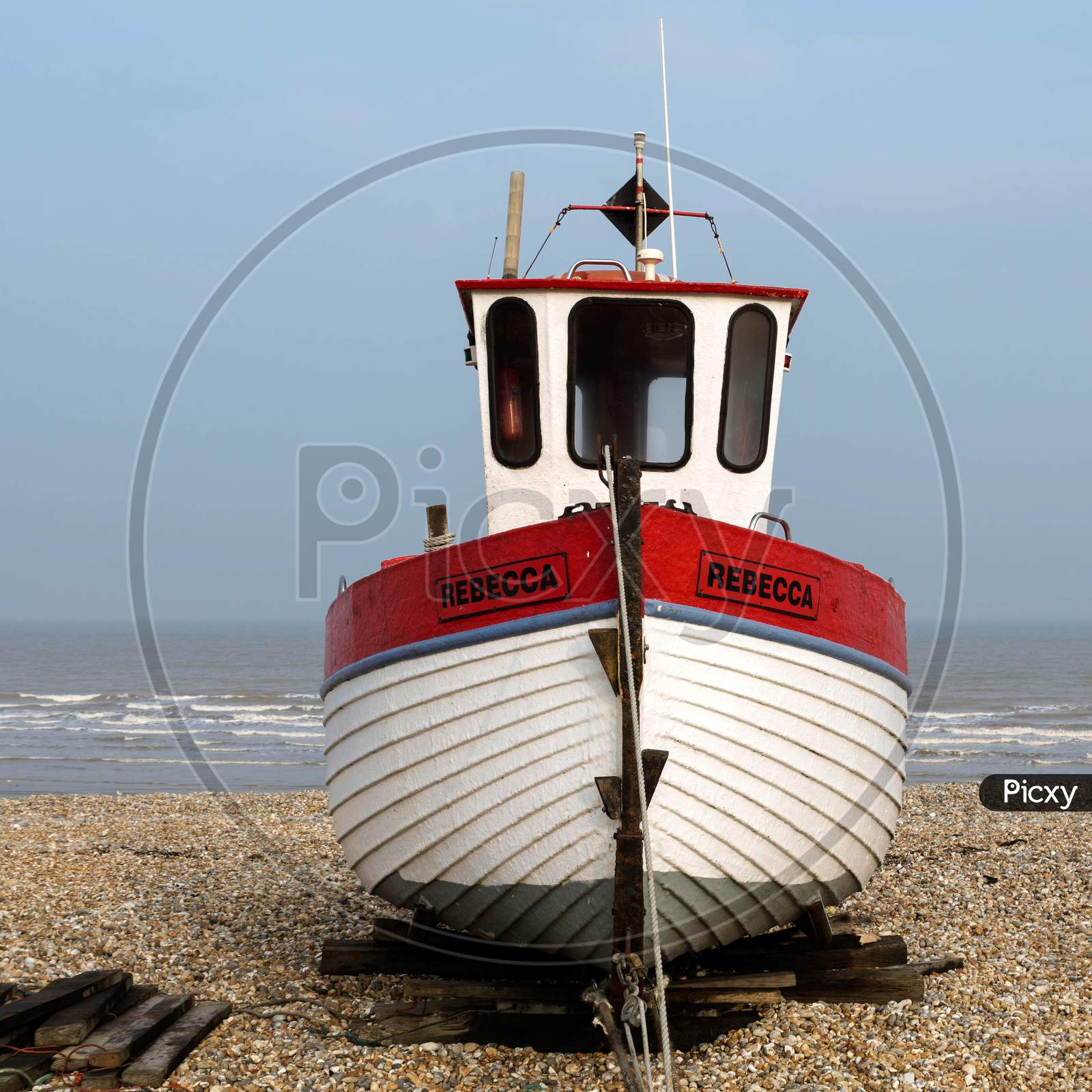 Fishing Boat On The Beach At Dungeness