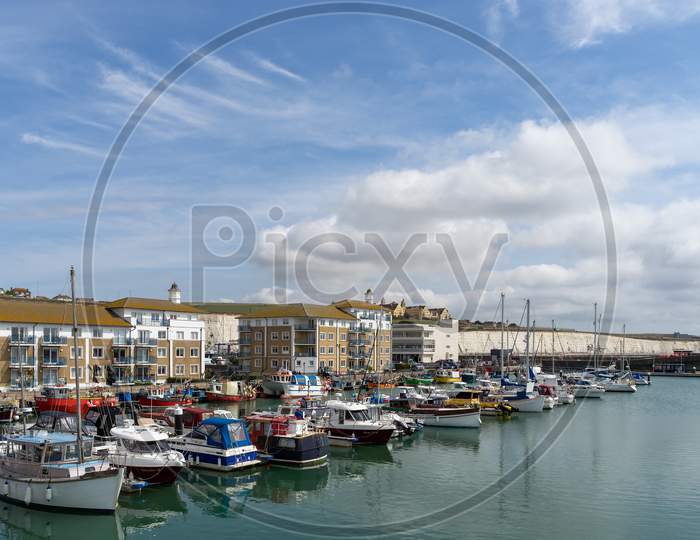 Brighton, Sussex/Uk - August 31 : View Of Brighton Marina In Brighton East Sussex On August 31, 2019