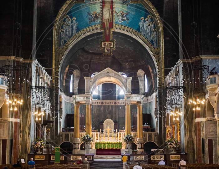 Interior View Of Westminster Cathedral
