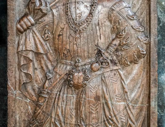 Relief Sculpture In St Stephans Cathedral In Vienna