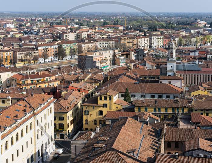 View Of Verona From The Lamberti Tower