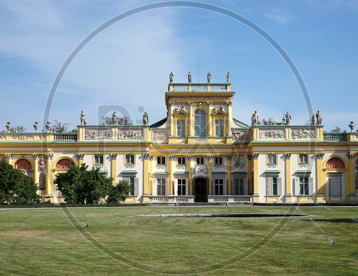 Wilanow Palace In Warsaw Poland
