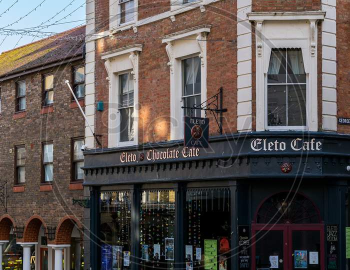 Folkestone, Kent/Uk - November 12 : View Of The Elato Chocolate Cafe In Folkestone On November 12, 2019