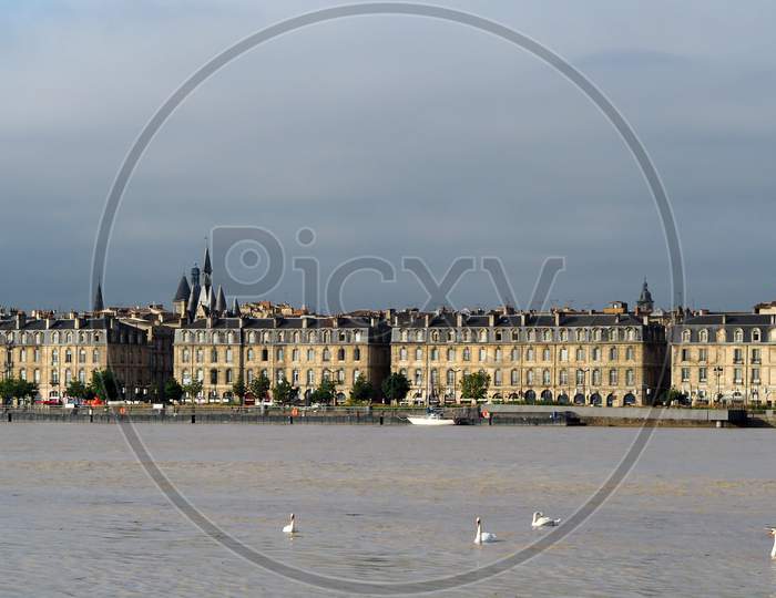 View Across The River Garonne From Stalingrad