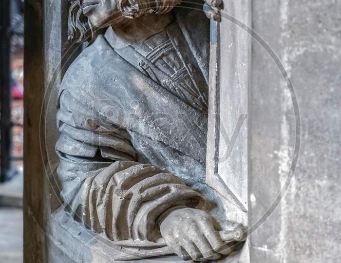 Statue In St Stephans Cathedral In Vienna