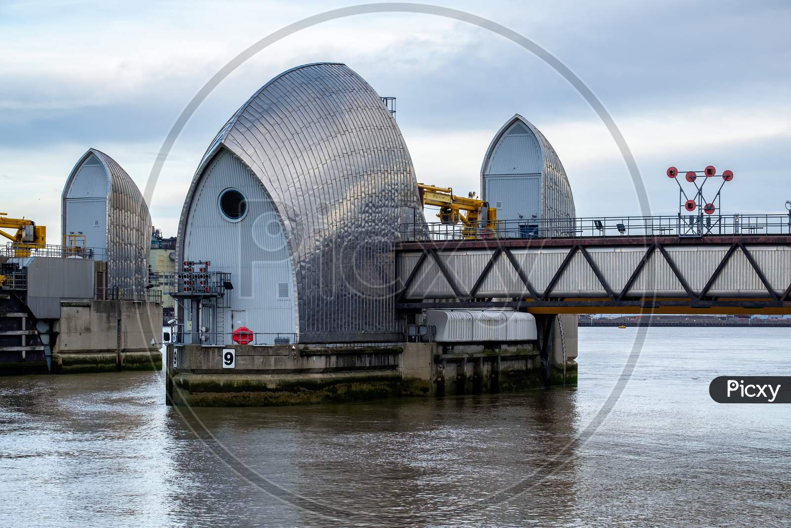 Image of View Of The Thames Barrier-XX918341-Picxy