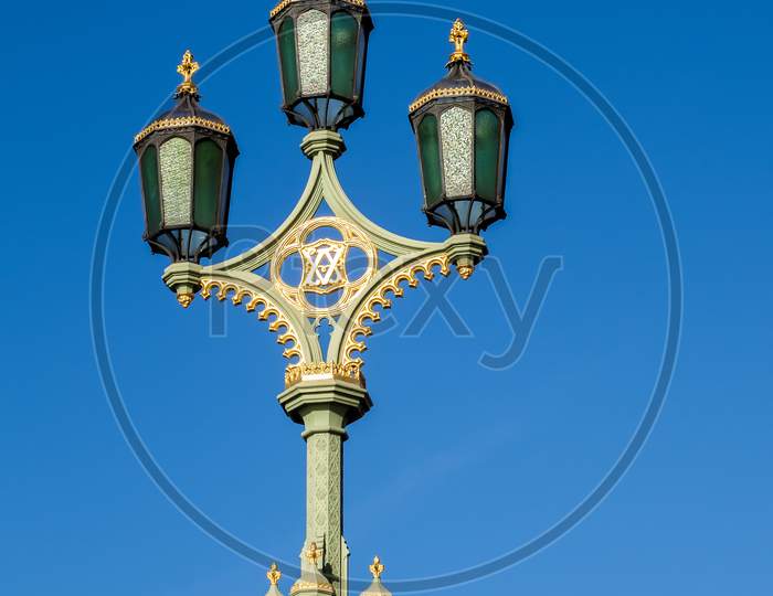 Old Fashioned Lamp In London