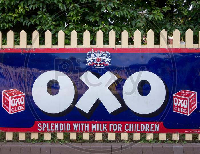 Oxo Sign At Sheffield Park Station