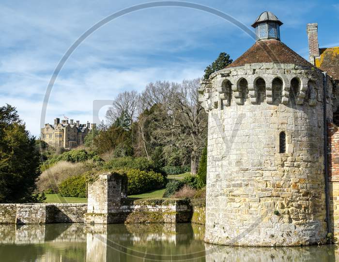 View Of  A Building On The Scotney Castle Estate