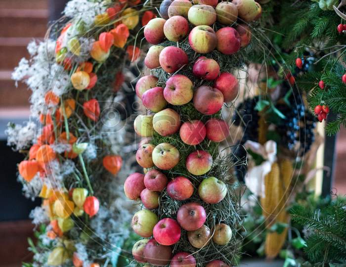 Apples In The Collegiate Church Of St Michael In Mondsee
