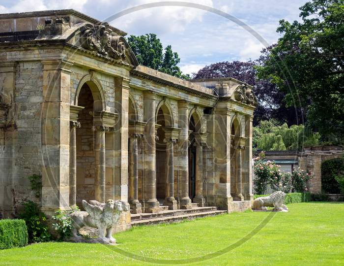 View Of The Loggia By The Lake At Hever Castle