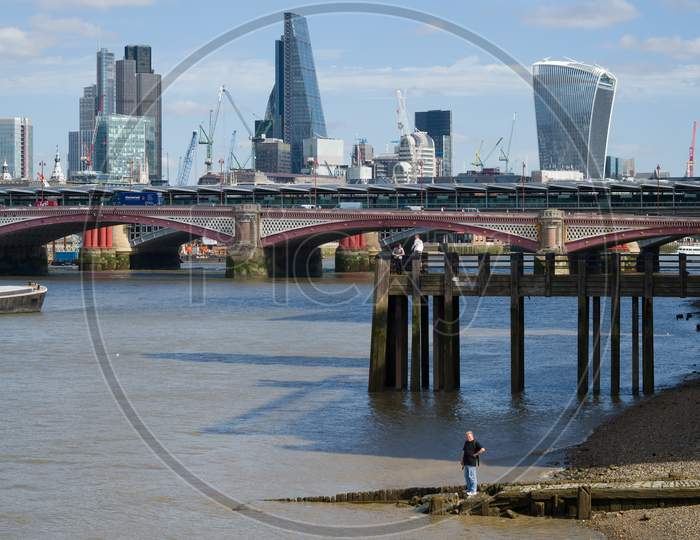 View Of The River Thames And The Skyline Of London