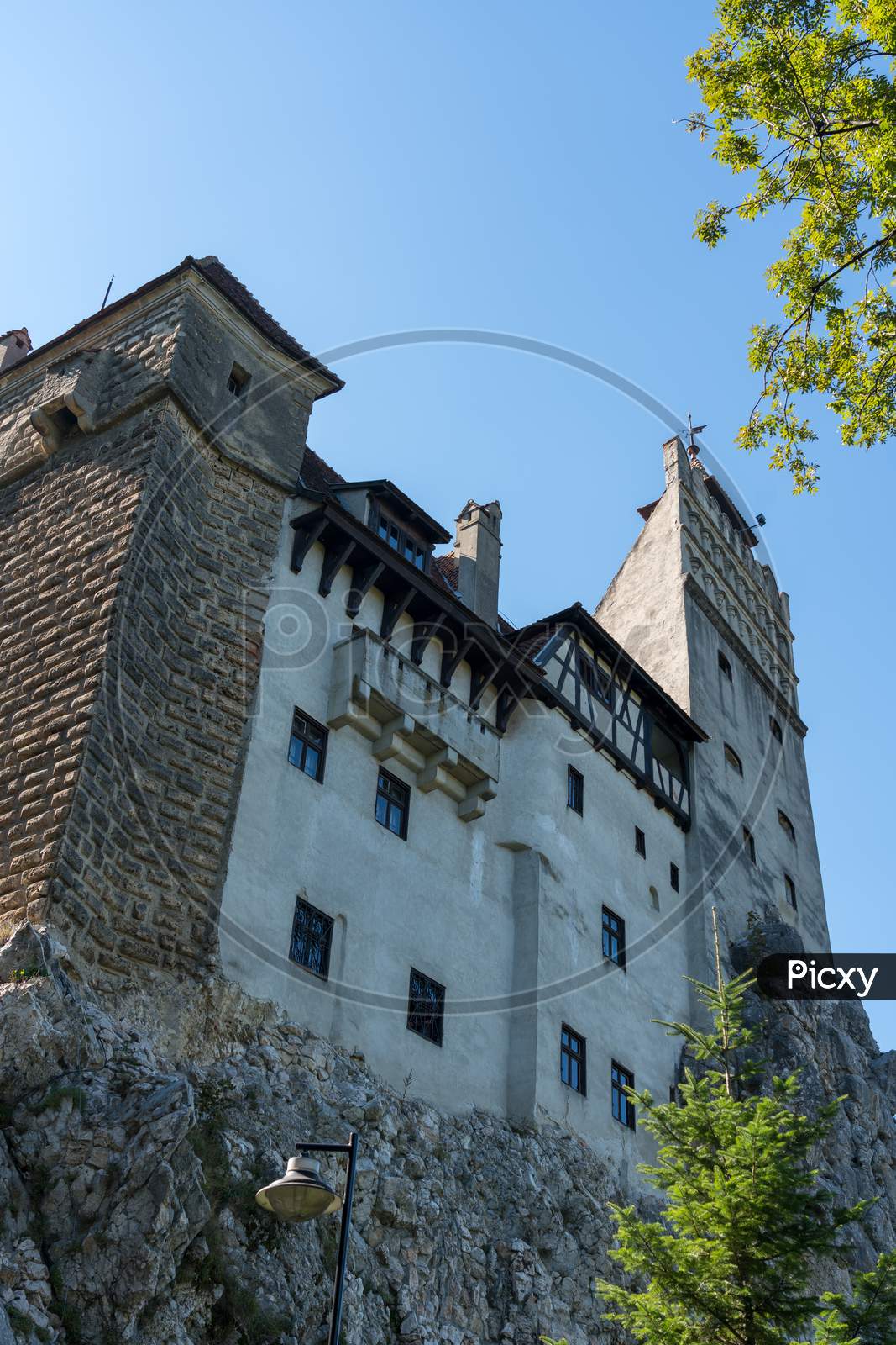 Bran, Transylvania/Romania - September 20 : Exterior View Of Dracula'S Castle In Bran Transylvania Romania On September 20, 2018