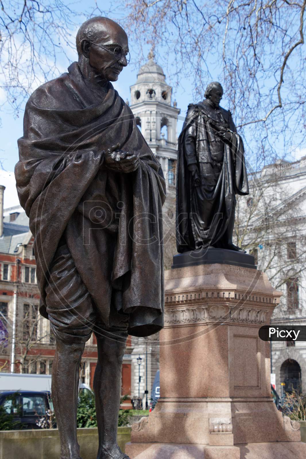 London/Uk - March 21 : Monument To Mahatma Gandhi In London On March 21, 2018