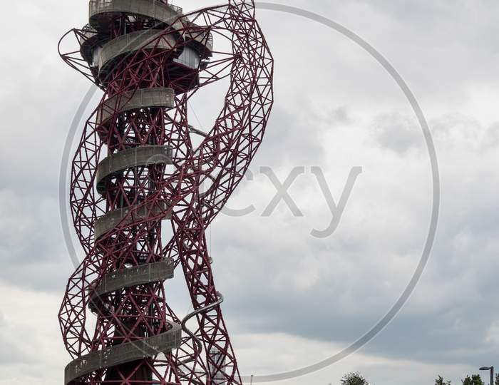 The Arcelormittal Orbit Sculpture At The Queen Elizabeth Olympic Park In London