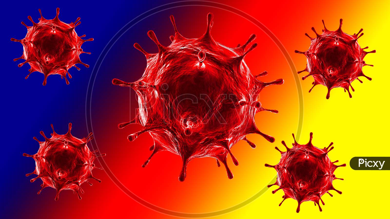3D Corona virus, travel world, Airplane, world with colored background.