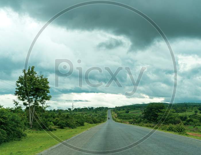 Landscape Of African Highway
