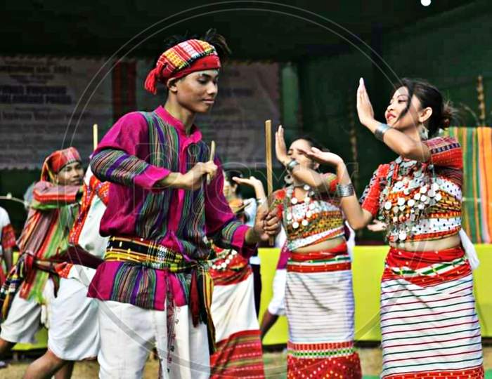 Tripuri languages kokborok  day  performance