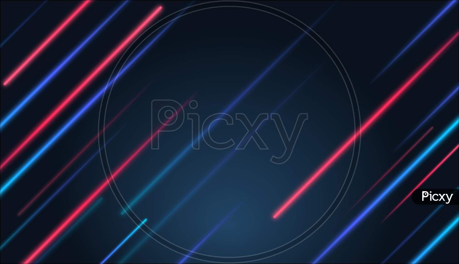 Neon lights colorful background night blue