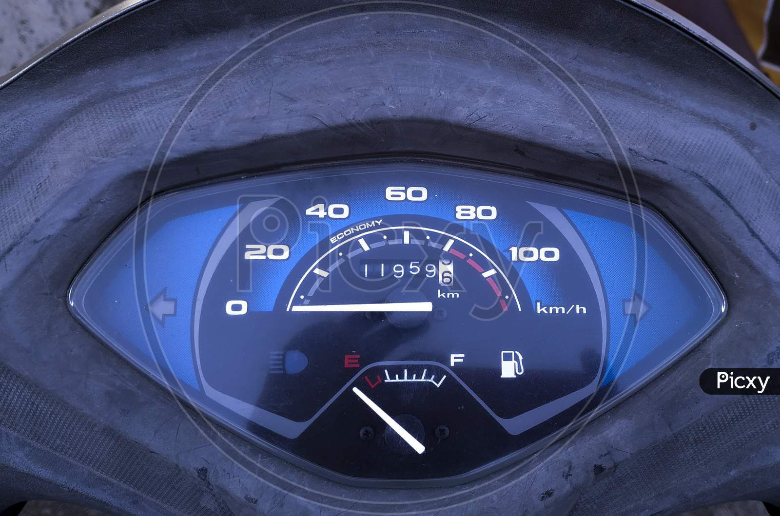 Analog Speedometer Of Scooty Express