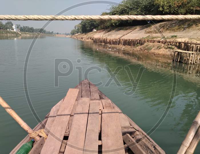 The mini cannel in Amta , Howrah,West Bengal, india