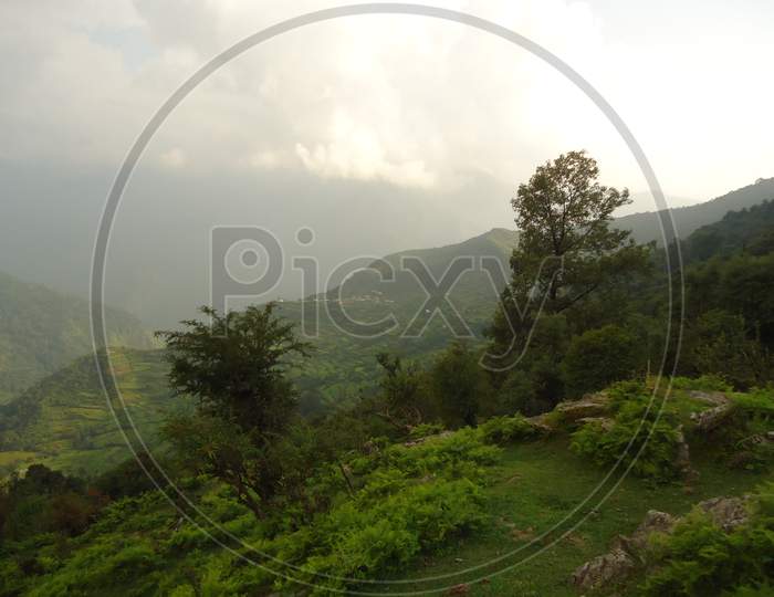 hilly area nature beauty
