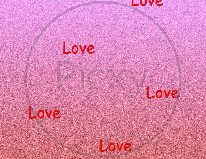 Love Love Love Mobile Abstract Wallpaper