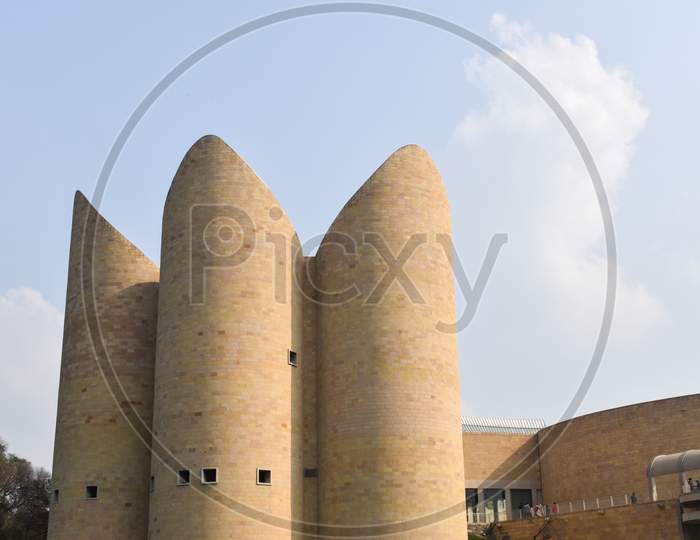 Virasat-e-Khalsa museum arches and curves walls