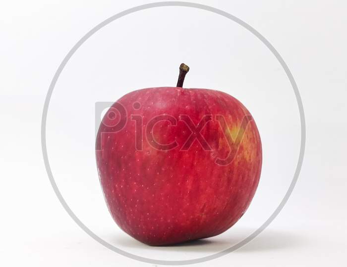 Fresh Apple On A White Isolated Surface