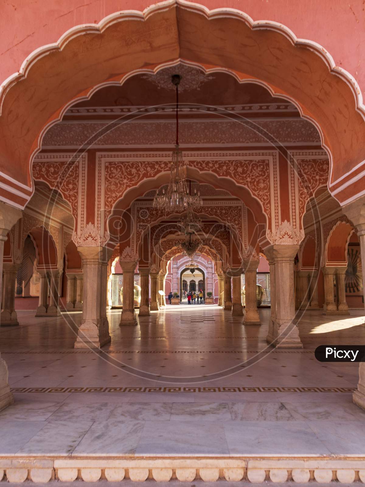 Hall Of Public Audience Diwan-E-Khas City Palace Jaipur Rajasthan India.