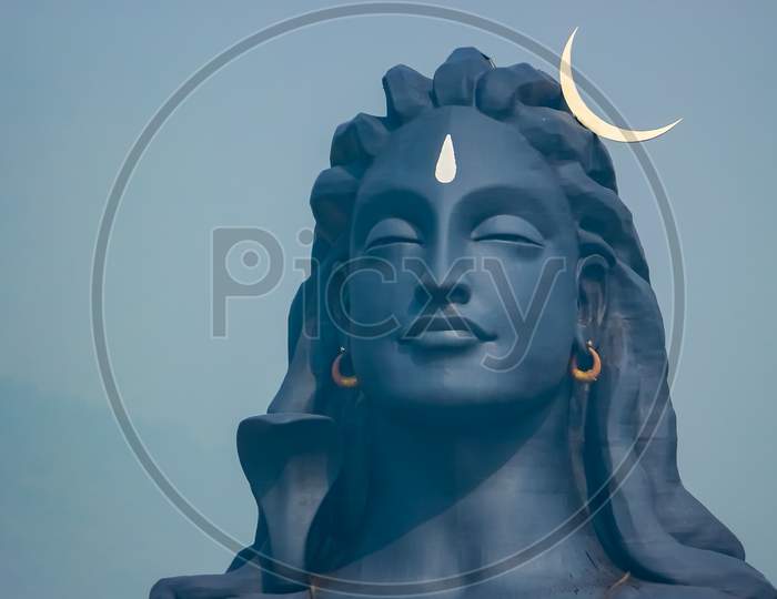 Adiyogi Lord Shiva Statue in Isha Yoga Coimbatore, Tamilnadu, India. Lord Siva Statue.