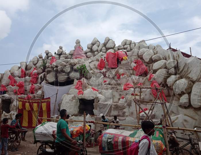 Durga Puja pandal Bihar 2019