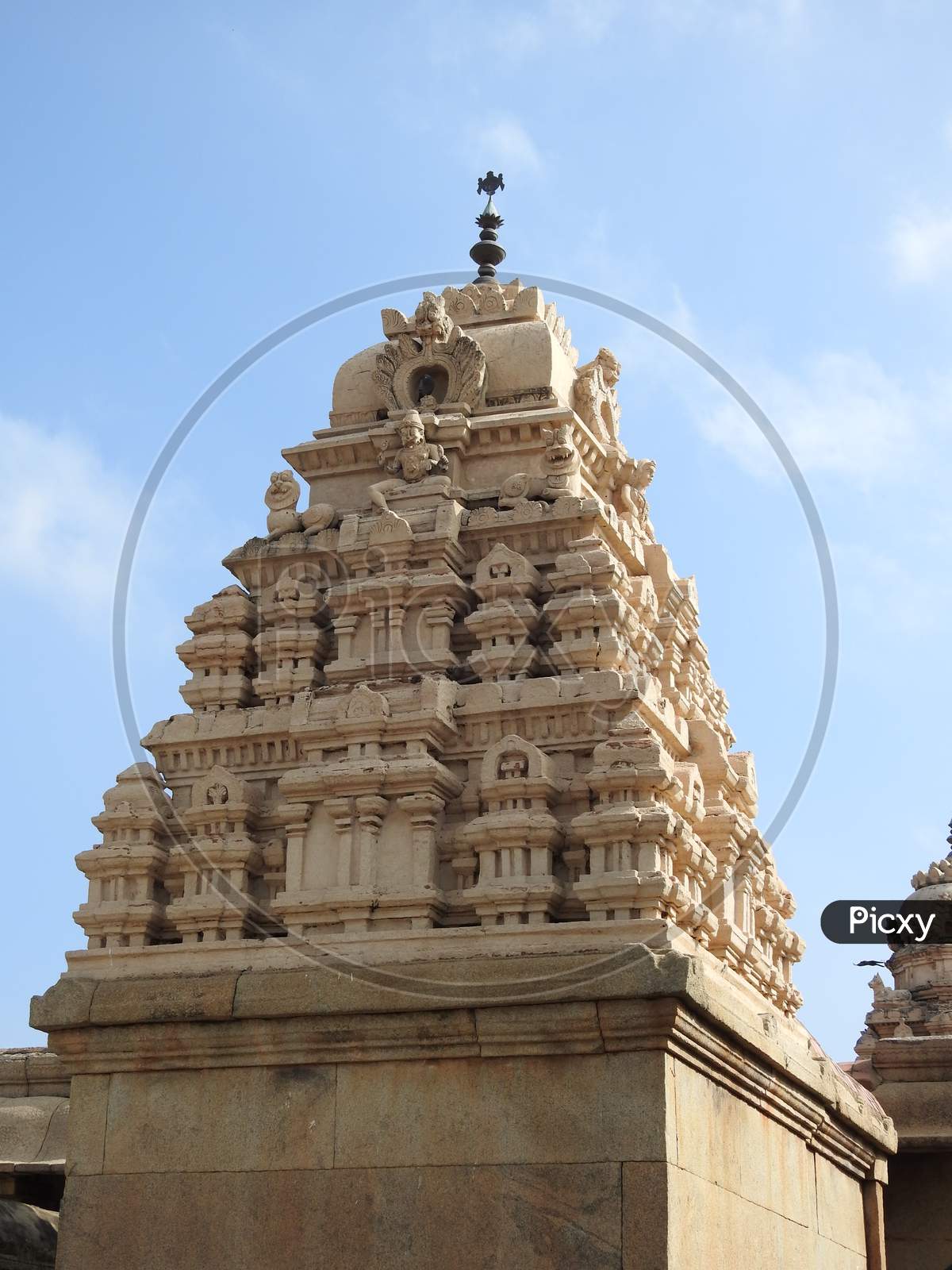 Beautiful Veerabhadra Hindu Temple Located In Lepakshi In The State Of Andhra Pradesh, India